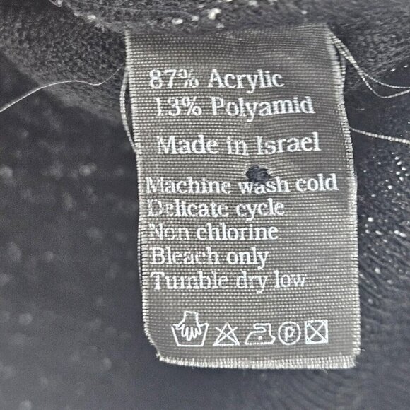 Roni Rabl Abstract Cape Cardigan Black/White Women’s Size M/L Artsy Art To Wear - Picture 8 of 11